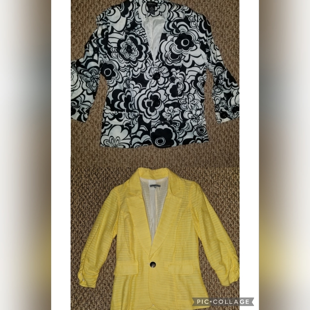 Set Of Two Lightweight Blazers